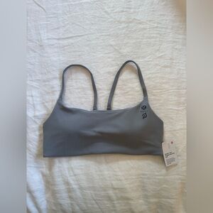 Lululemon x Peloton Wunder Train Strappy Racer Bra - Gray - Size 8 - NWT